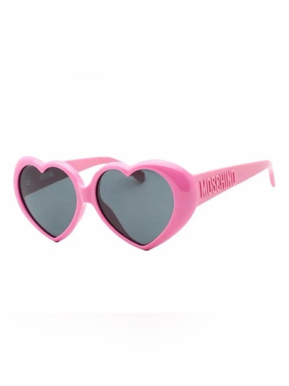 Moschino Hot Pink Heart-Shaped Sunglasses